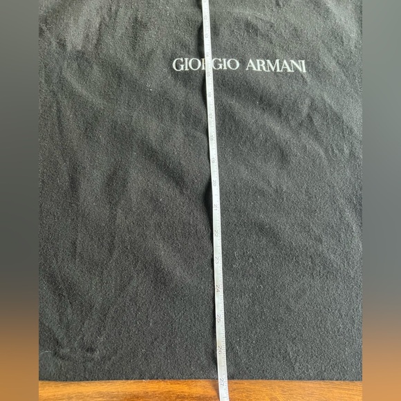 Giorgio Armani Designer Dust Bag with Drawstring Closure – 27x23” XL Black - Picture 3 of 6